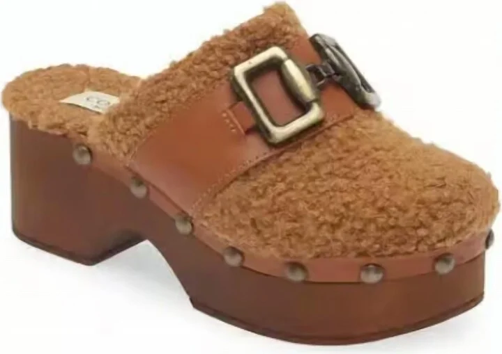 Winona Clog In Cognac Sheerling