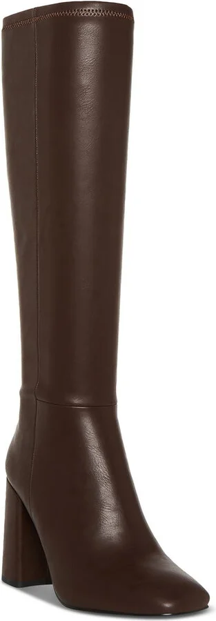 Winsloww Womens Zipper Tall Knee-High Boots