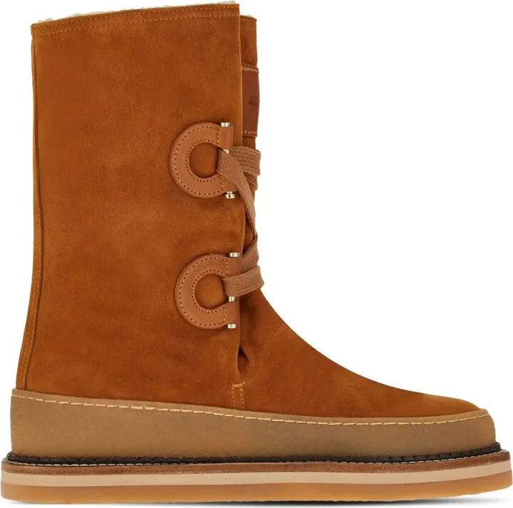 Winter calf-length boots