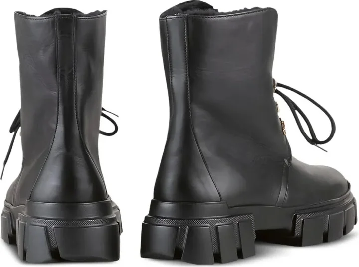 Winter chunky-sole lace-up ankle boots - Image 2