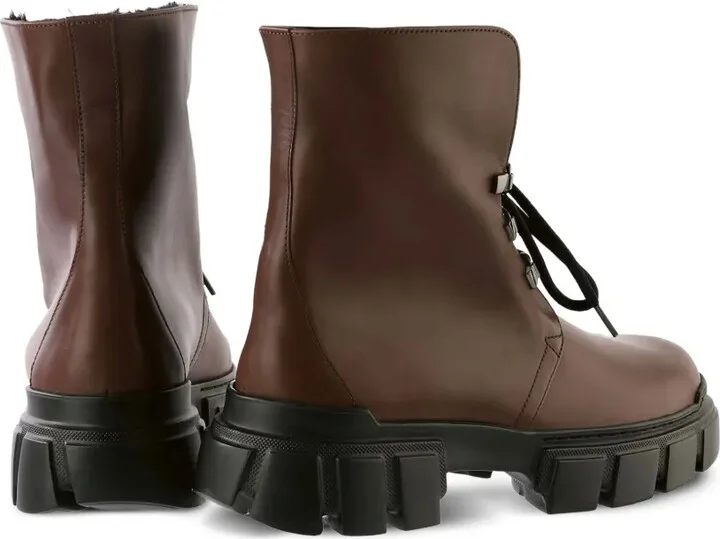 Winter chunky-sole lace-up ankle boots - Image 3
