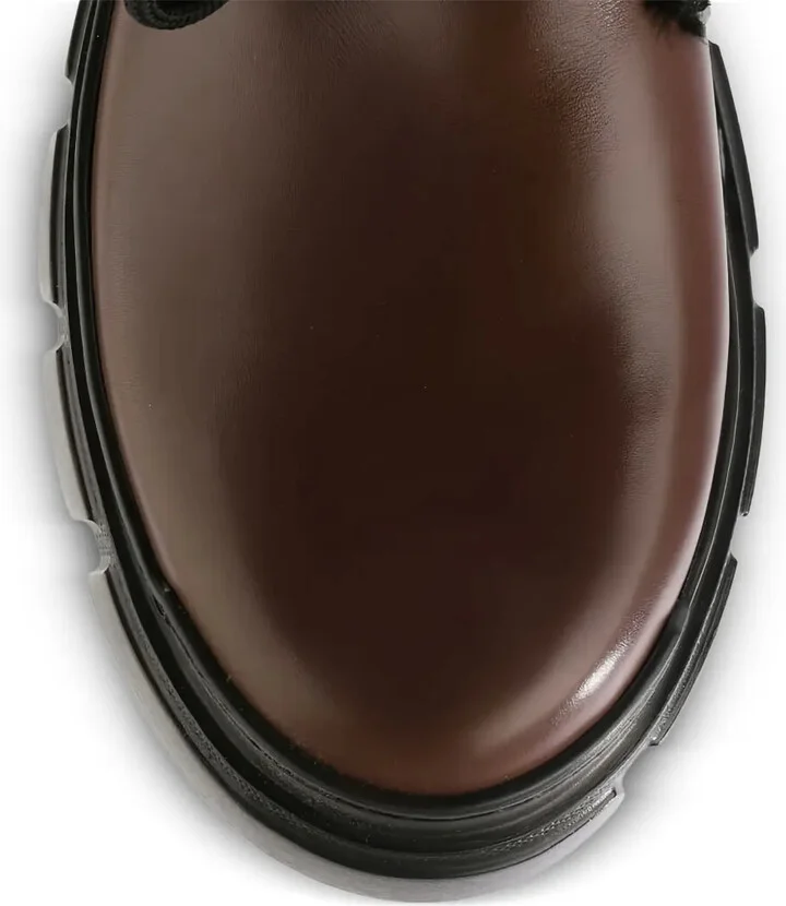 Winter chunky-sole lace-up ankle boots - Image 4