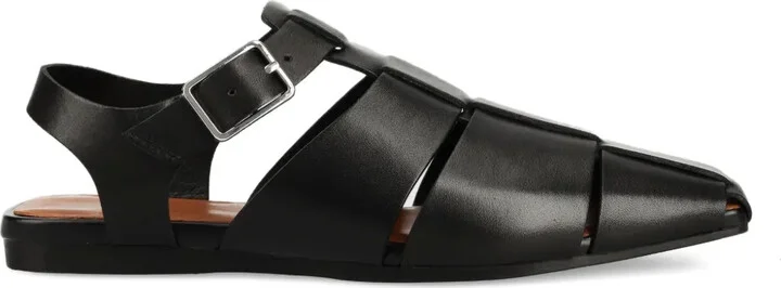 Wioletta buckle-fastening leather sandals