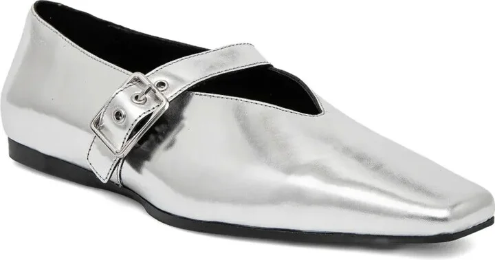 Wioletta buckle-strap ballet flats - Image 2
