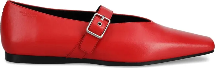 Wioletta buckle-strap ballet flats
