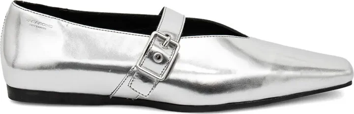 Wioletta buckle-strap ballet flats