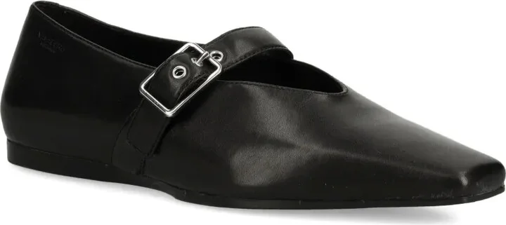 Wioletta buckle-strap pointed ballet flats - Image 2