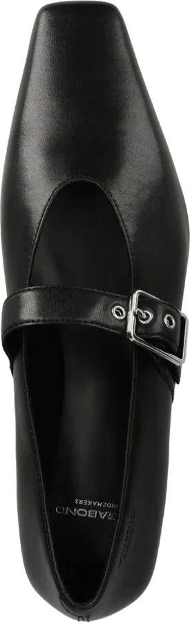 Wioletta buckle-strap pointed ballet flats - Image 3