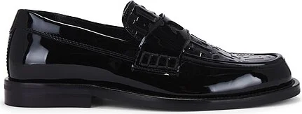 Wirdo Patent Monogram Loafers