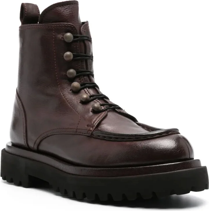 Wisal DD 103 lace-up leather boots - Image 2