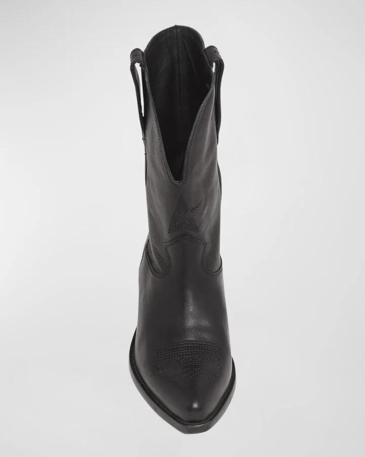 Wish Star Leather Cowboy Boots - Image 3