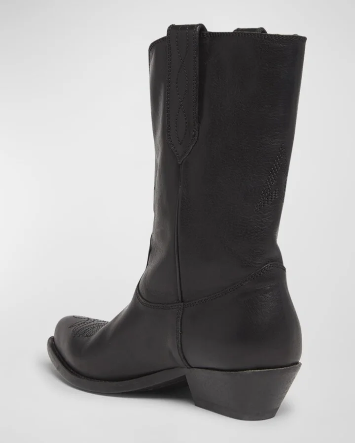 Wish Star Leather Cowboy Boots - Image 6