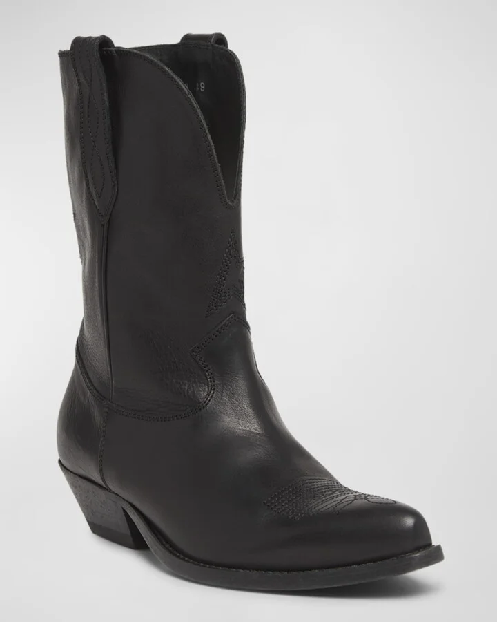 Wish Star Leather Cowboy Boots - Image 7