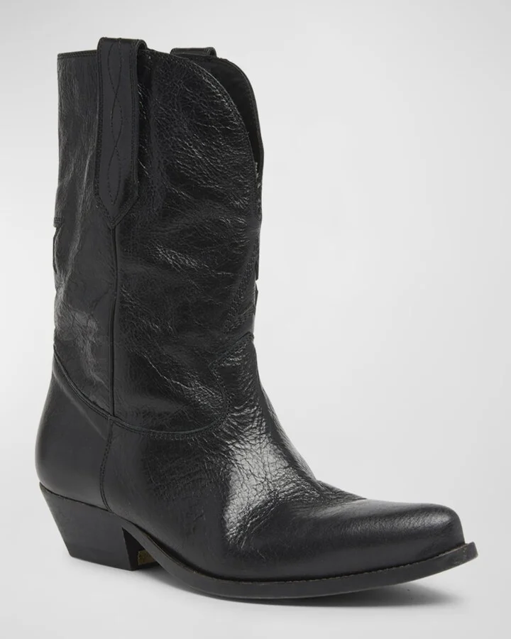 Wish Star Leather Cowboy Boots - Image 5
