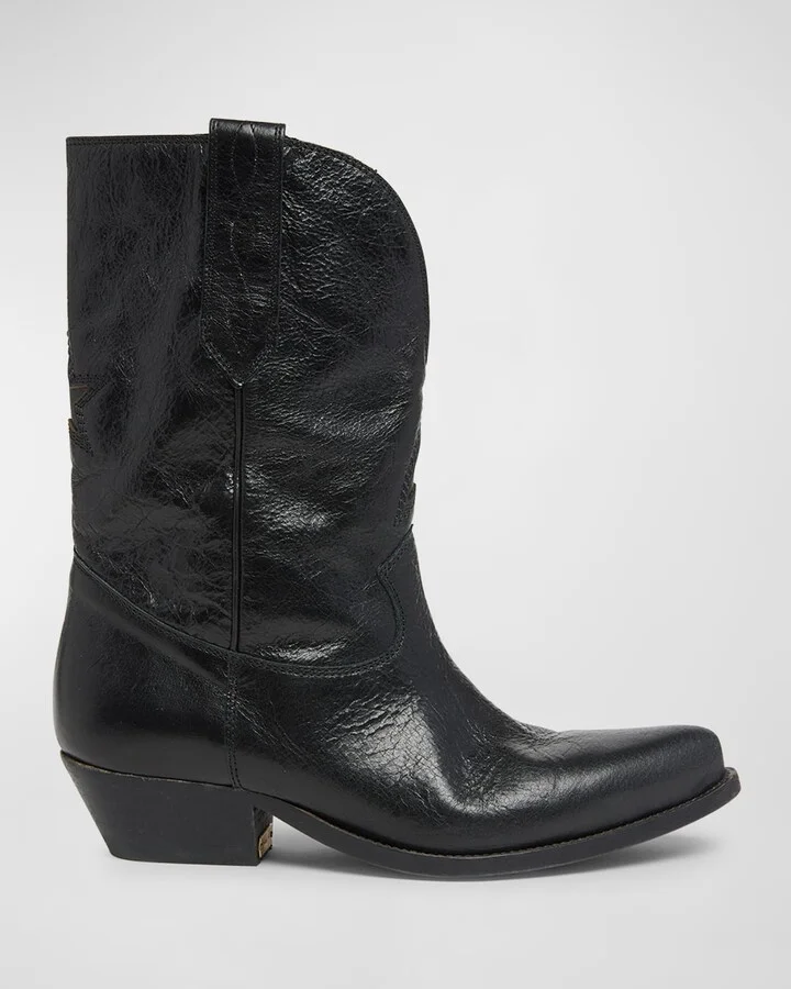 Wish Star Leather Cowboy Boots