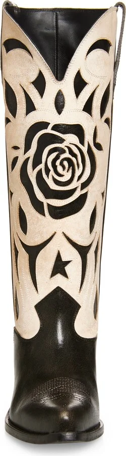 Wish Star Pointed Toe Tall Western Boot - Image 4