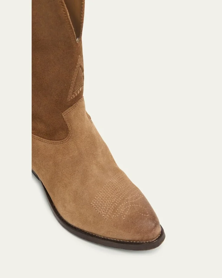 Wish Star Suede Western Boots - Image 5