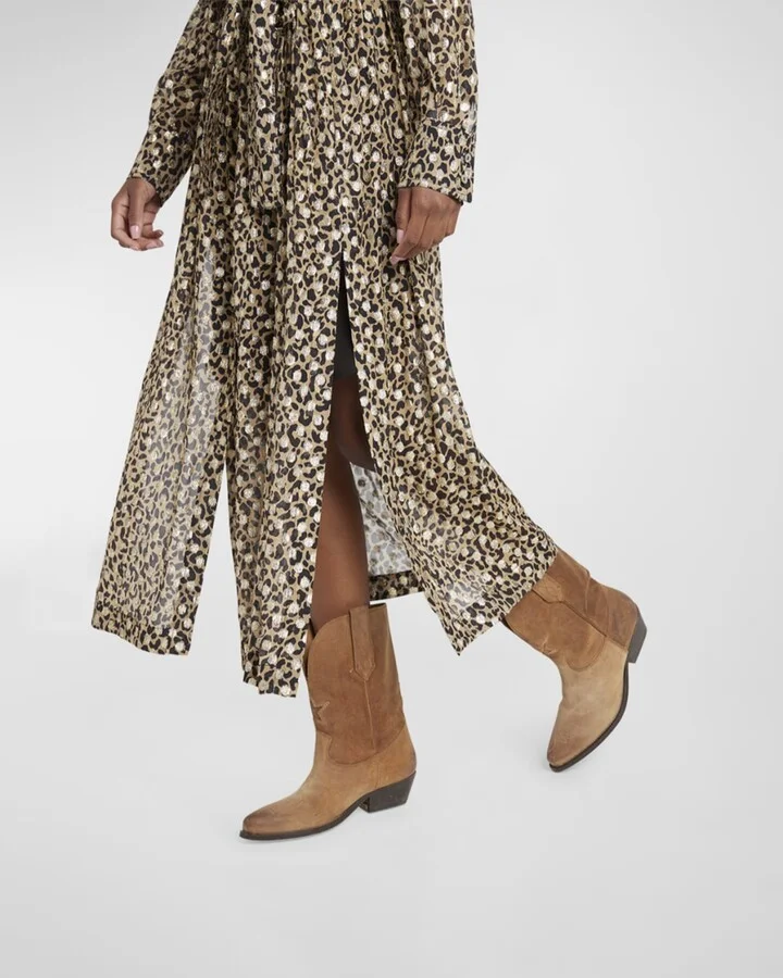 Wish Star Suede Western Boots - Image 4