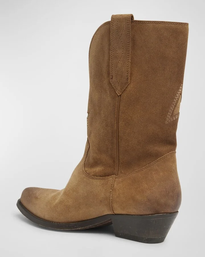 Wish Star Suede Western Boots - Image 5
