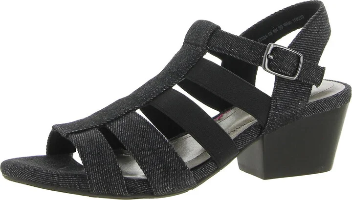 Wish Womens Denim Strappy Fisherman Sandals