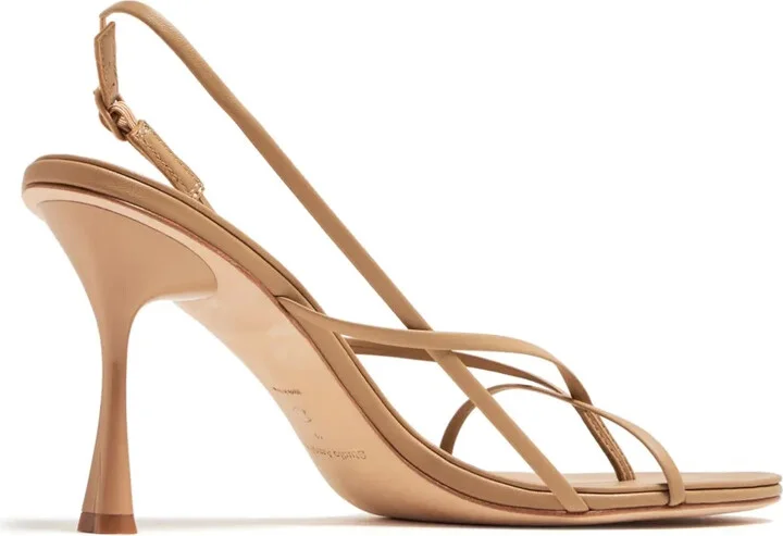 Wishbone 75mm leather sandals - Image 3
