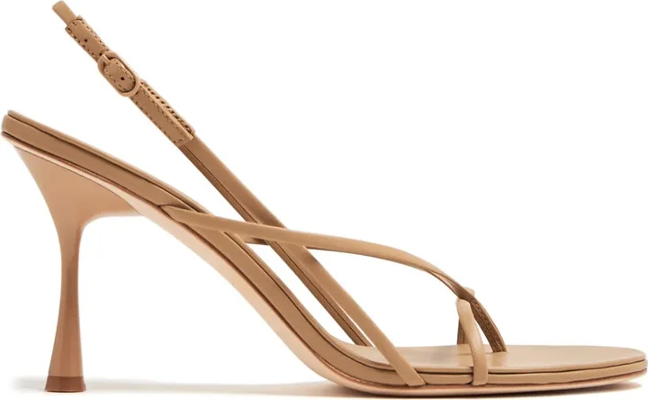 Wishbone 75mm leather sandals