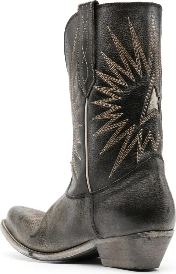 Wishstar leather western boots - Image 3