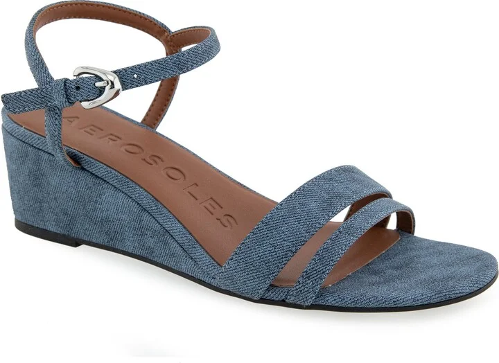 BLUE DENIM FAUX LEATHER