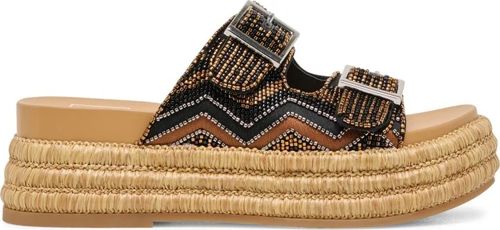Wixie Beaded Strap Platform Sandal - Image 3
