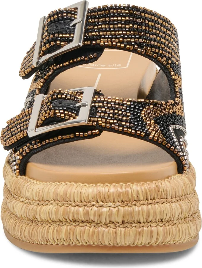 Wixie Beaded Strap Platform Sandal - Image 4