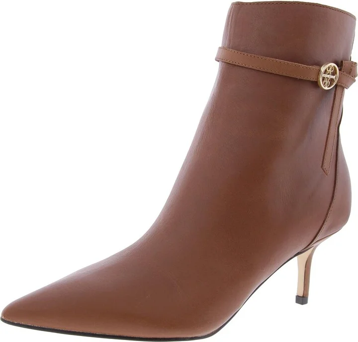 WNANSELL Womens Zipper Faux Leather Booties