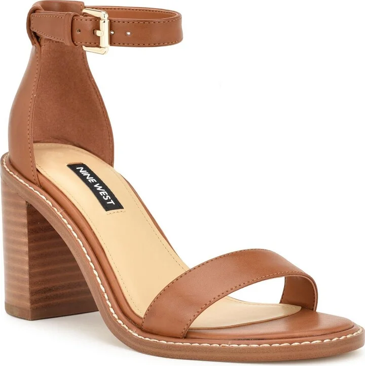 WNERLA 3 Womens Faux Leather Buckle Ankle Strap