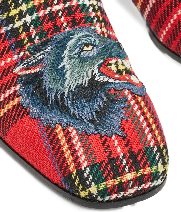 Wolf-Motif Loafers - Image 5