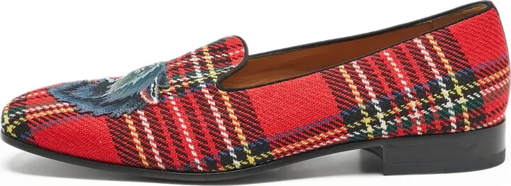 Wolf-Motif Loafers