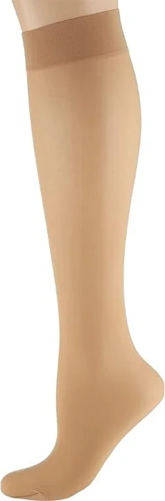 Wolford Individual 10 Knee-Highs Women's Knee High Socks Shoes Fairly Light : SM, Nylon - Image 2