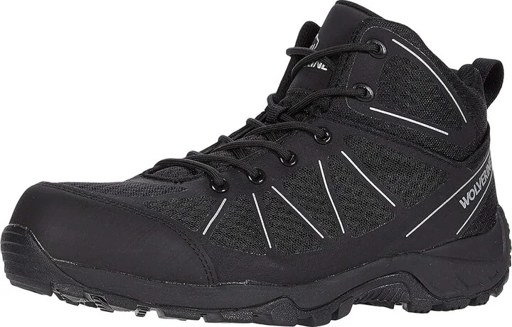 Wolverine Amherst II CarbonMAX Work Boot Men's Boots Black : 9.5 4E - Extra Wide, Textile - Image 2