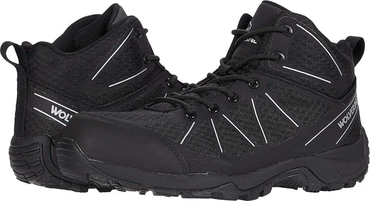 Wolverine Amherst II CarbonMAX Work Boot Men's Boots Black : 9.5 4E - Extra Wide, Textile