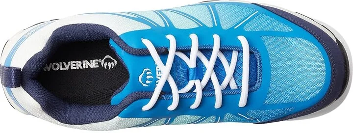 Wolverine Amherst II CarbonMAX Work Shoe Men's Shoes Tranquil Blue : 8 D - Medium, Textile - Image 2