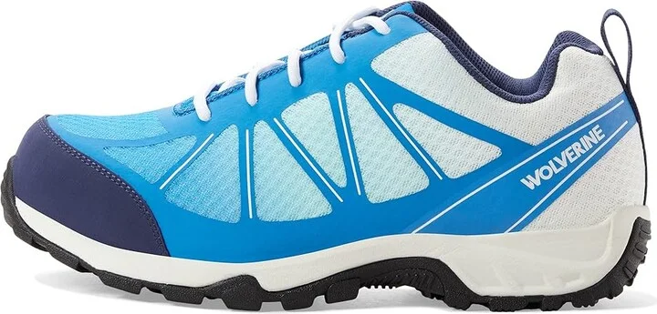 Wolverine Amherst II CarbonMAX Work Shoe Men's Shoes Tranquil Blue : 8 D - Medium, Textile - Image 6