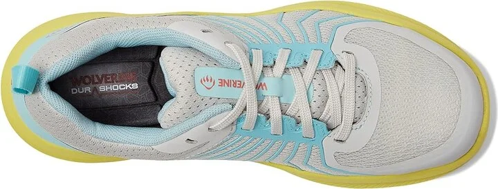 Wolverine Bolt Durashocks(r) Women's Shoes Grey/Yellow : 6 B - Medium, Textile - Image 2