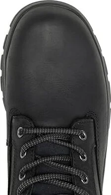 Wolverine Carlsbad Waterproof 6 Steel Toe Work Boot Men's Boots Black : 7 3E - Extra Wide, Leather/Rubber - Image 2