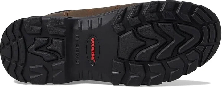 Wolverine Carlsbad Waterproof 6 Steel Toe Work Boot Men's Boots Dark Brown : 7 3E - Extra Wide, Leather - Image 3
