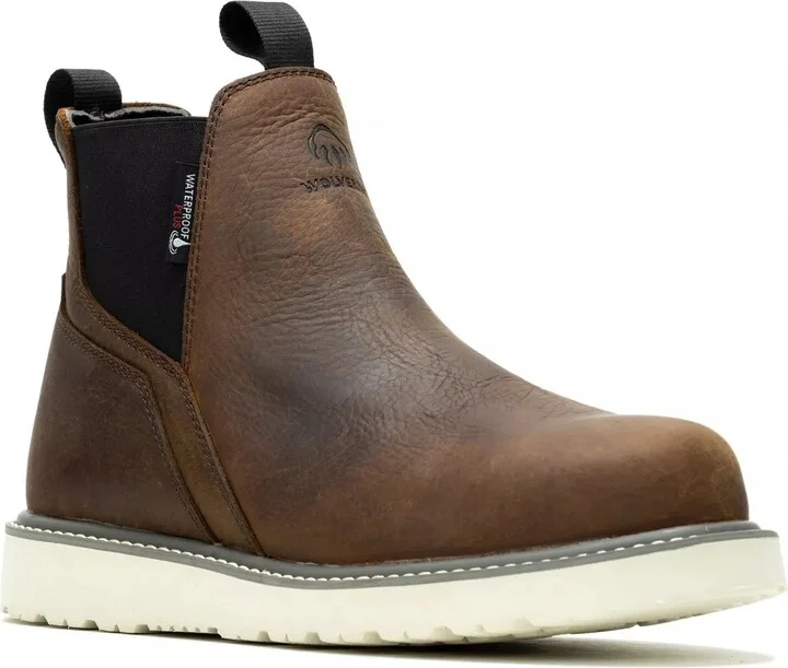 Wolverine Extra Wide Width Trade Waterproof Steel Toe Work Boot