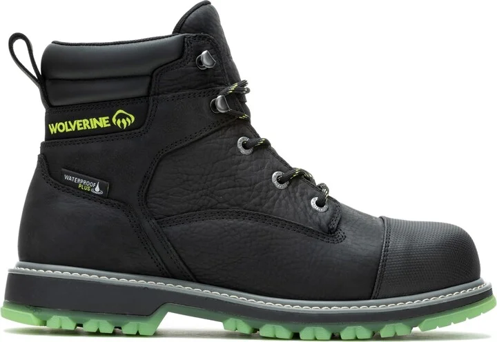 Wolverine Floorhand LX Cap Toe Waterproof Steel Toe 6"