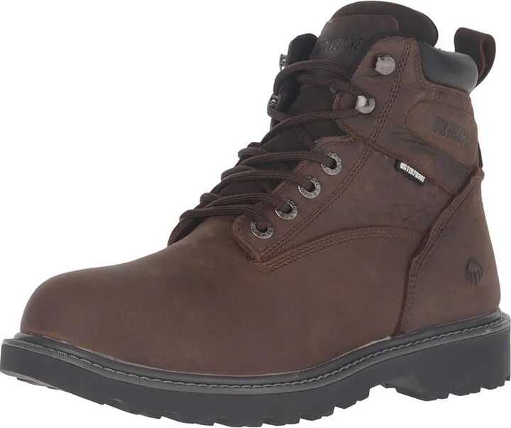 Wolverine Floorhand Soft Toe Men's Work Boots Dark Brown : 7 D - Medium, Leather - Image 2