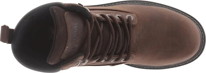 Wolverine Floorhand Soft Toe Men's Work Boots Dark Brown : 7 D - Medium, Leather - Image 3