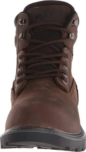Wolverine Floorhand Soft Toe Men's Work Boots Dark Brown : 7 D - Medium, Leather - Image 6
