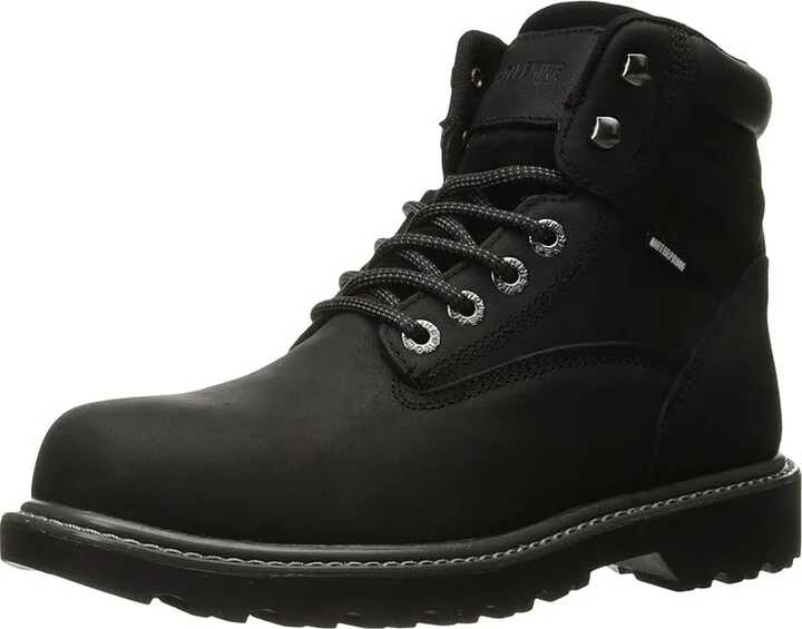 Wolverine Floorhand Steel Toe Men's Work Boots Black : 7 3E - Extra Wide, Leather - Image 2