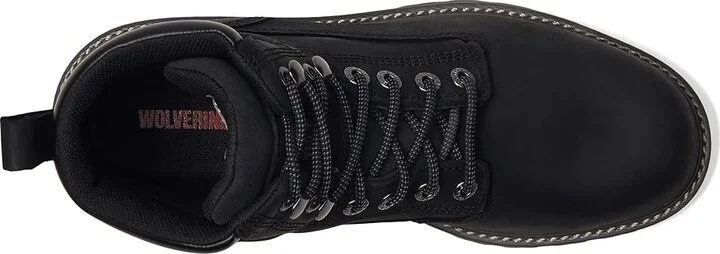 Wolverine Floorhand Steel Toe Men's Work Boots Black : 7 3E - Extra Wide, Leather - Image 3