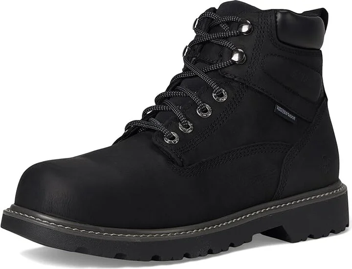 Wolverine Floorhand Steel Toe Men's Work Boots Black : 7 3E - Extra Wide, Leather - Image 6